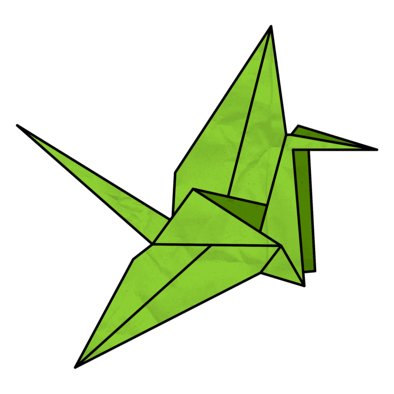 Crane Cuisine - Origami Kranich Logo
