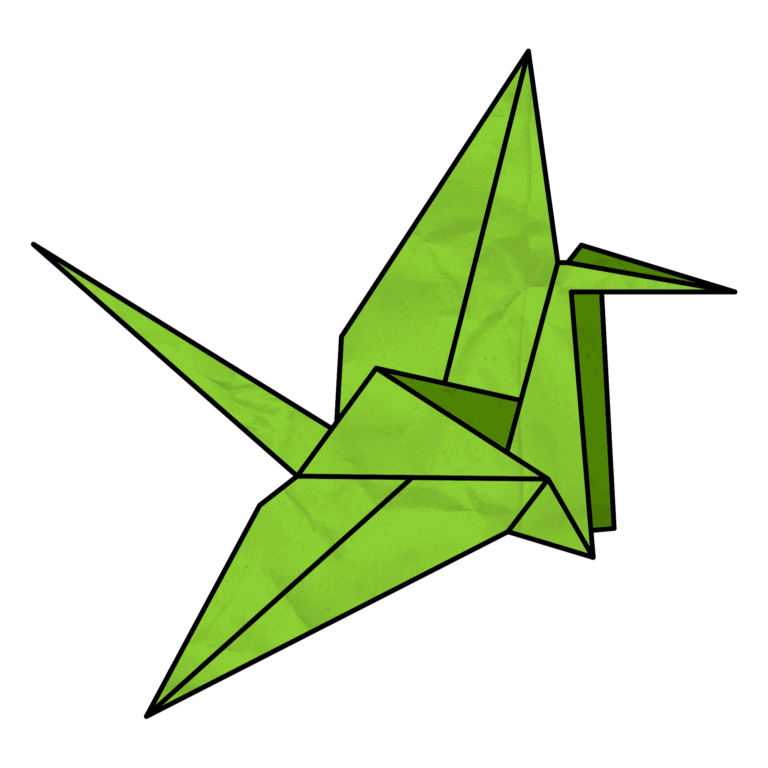 Crane Cuisine - Origami Kranich Logo