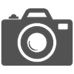 Icon einer Kamera für die Zusammenarbeit im Bereich Food-Fotografie & Styling.